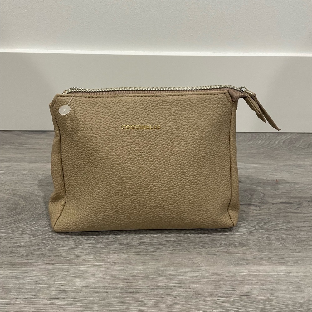 Coccinelle Beige Toiletry Travel Bag - Picture 2 of 4